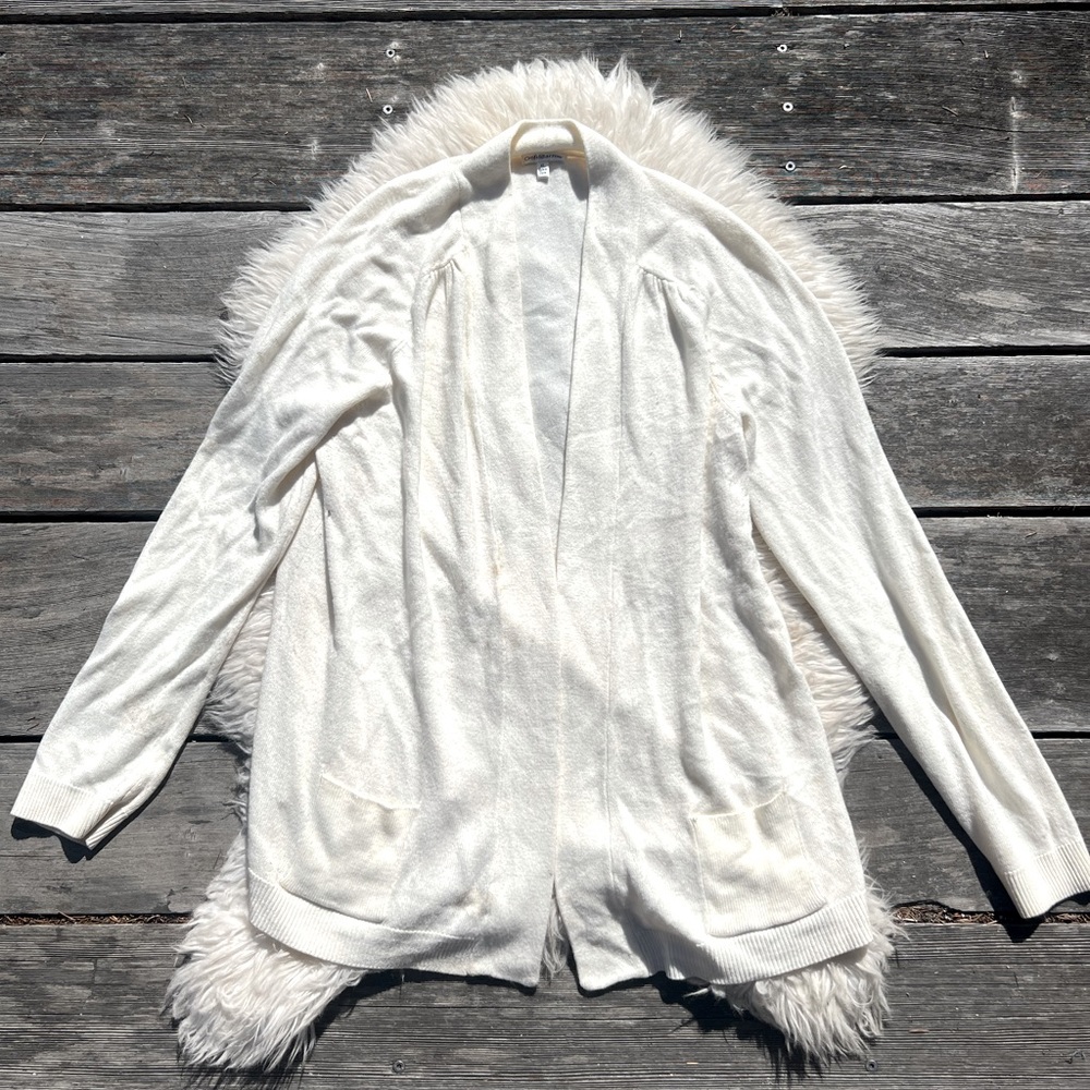 Croft & Barrow White Cozy Cardigan Sweater